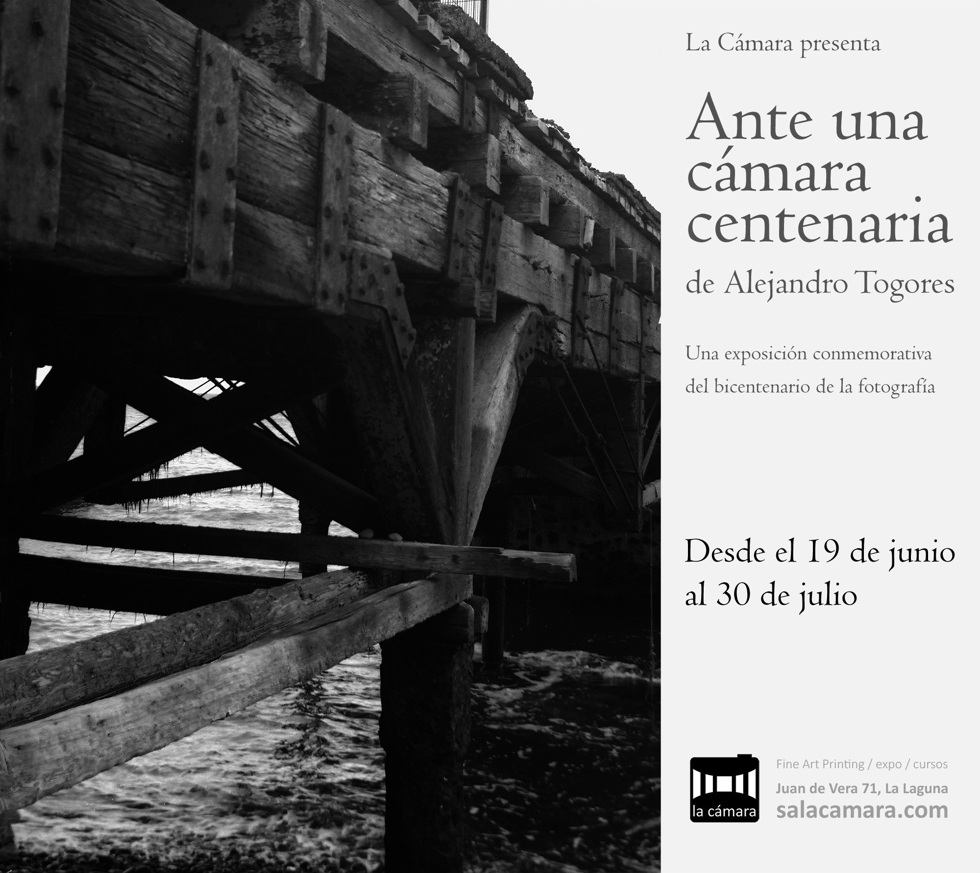 Ante una cámara centenaria, de Alejandro Togores.